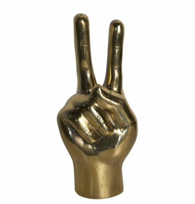 Brass Peace Sign