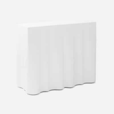 White console with a cascading design, presented in a product image against a white background.
