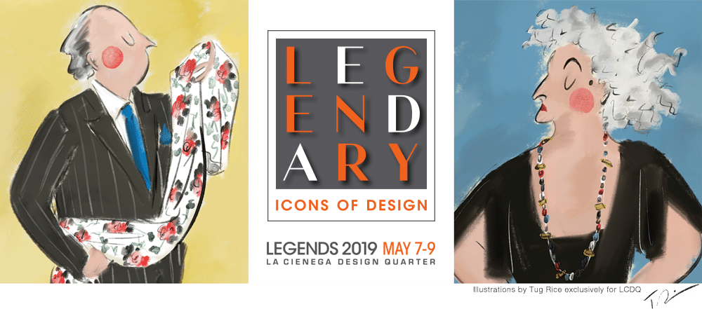 A poster advertising a 2019 exhibition featuring illustrations of four individuals with two men and two women depicted in stylized art one