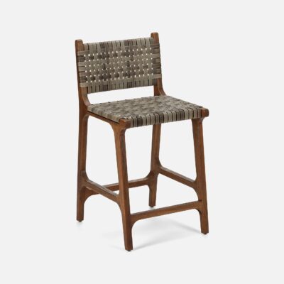 Hammond Faux Rattan Counter Stool