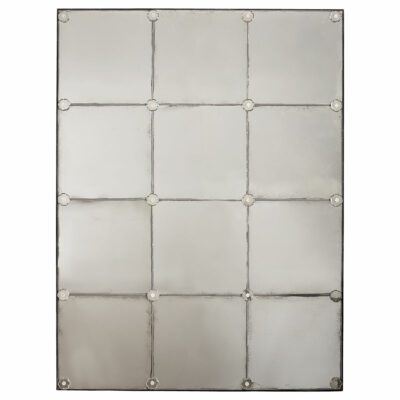 12 Panel Rectangular Mirror