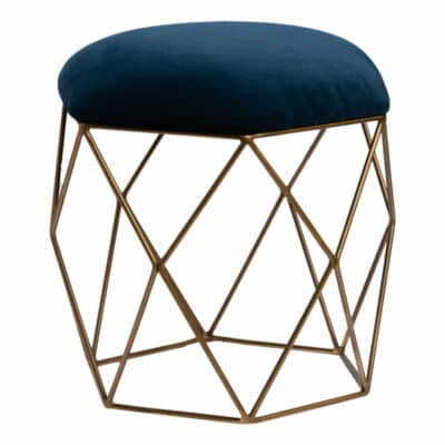 Gwen Fig and Gold Stool