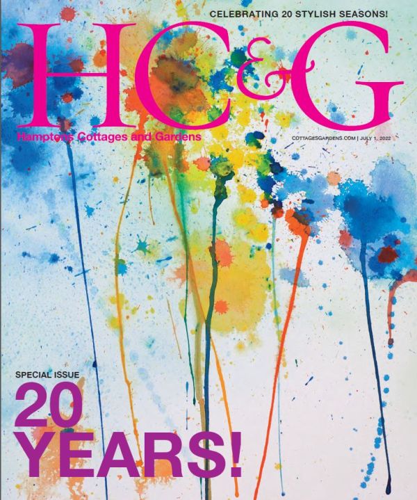 HC&G Cover with vibrant splashes of color in a stylish design.