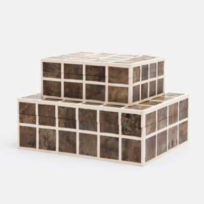 Natural Horn and Bone Boxes