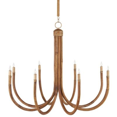Overscale Rattan Chandelier