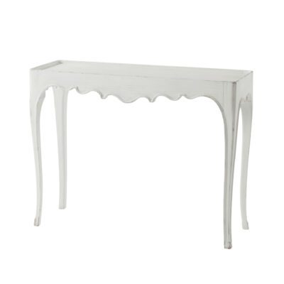 Claire Curved White Console