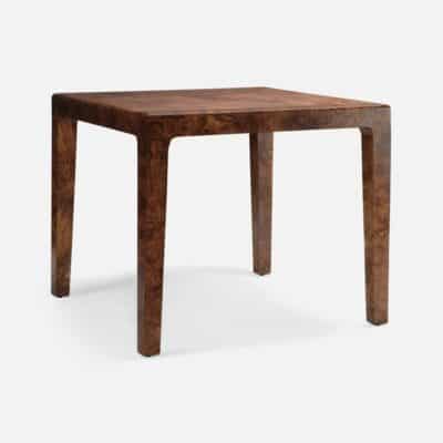 Swirling Mappa Burl Game Table