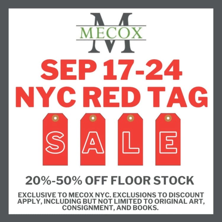 Red Tag Sale at Mecox New York