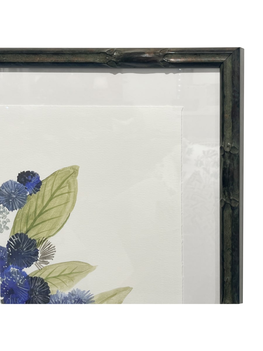 Blue and Green Botananica Print II