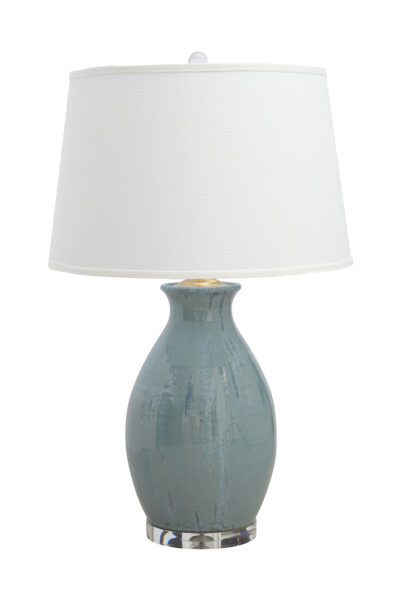 Aztec Ice Blue Table Lamp
