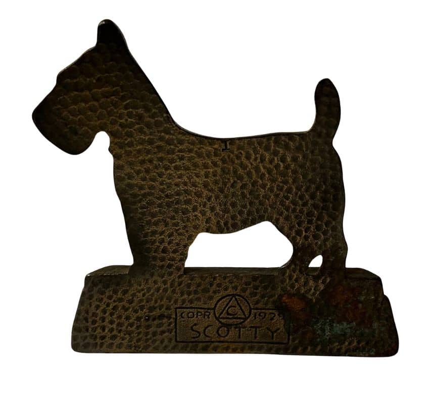Antique Scottie Dog Bookends, Circa 1920s - Cast Iron Craftsmanship
