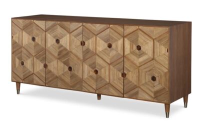 Bamboo and Penshell Door Buffet