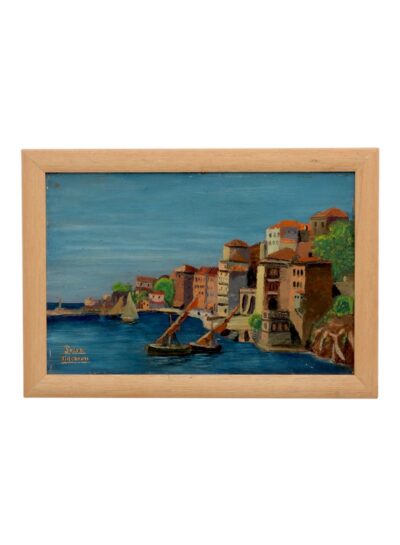Vintage Original Framed Seascape