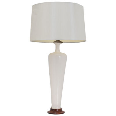 Vintage Signed Christopher Spitzmiller Tall Narrow Ceramic Table Lamp
