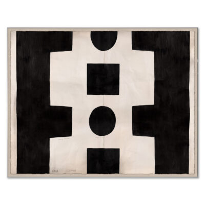 Paule Marrot Black and White Abstract Print Art