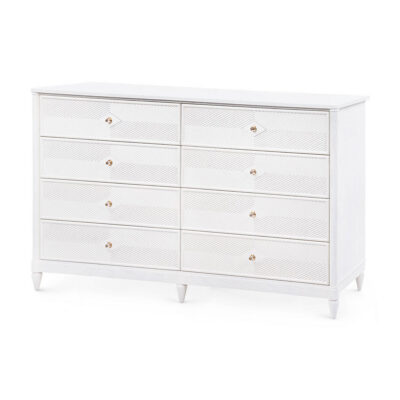 Huffman Diamond Patterned 8 Drawer Dresser