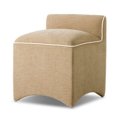 Traditional Flax Linen Stool