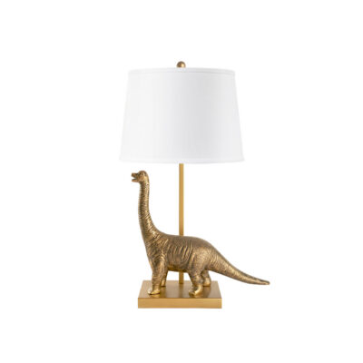 Brass Bronto Dinosaur Table Lamp