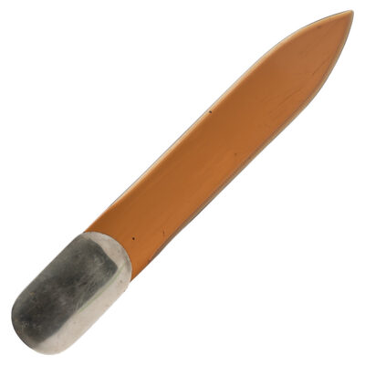 Vintage French Silver and Wood Letter Opener