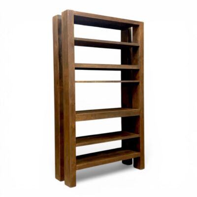 Teak Double Rack Bookcase