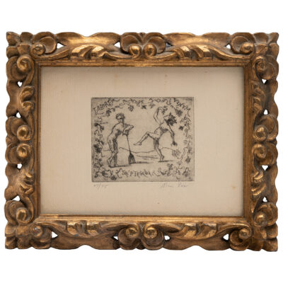 Vintage Etching September