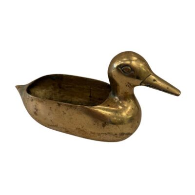 Vintage Brass Duck Bowl
